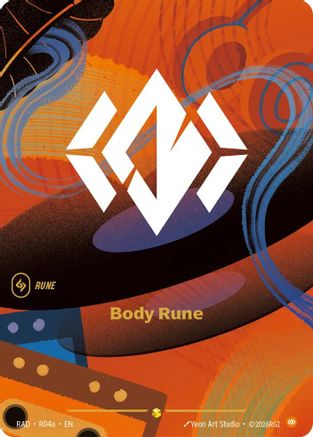 Body Rune (R04a) (R04a) [Radiance] Foil Riftbound Singles Riot Games