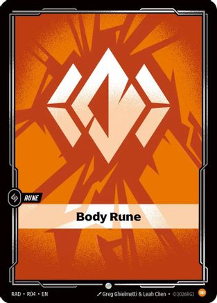 Body Rune (R04) [Radiance] Riftbound Singles Riot Games