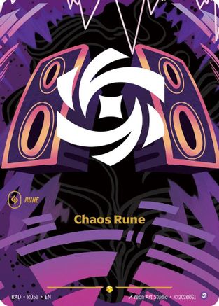 Chaos Rune (R05a) (R05a) [Radiance] Foil Riftbound Singles Riot Games