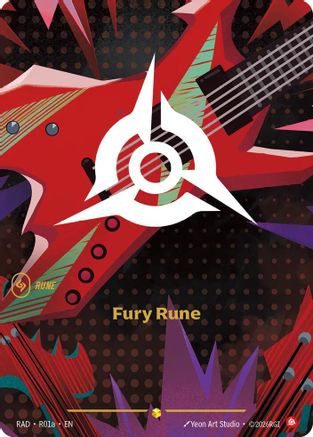 Fury Rune (R01a) (R01a) [Radiance] Foil Riftbound Singles Riot Games