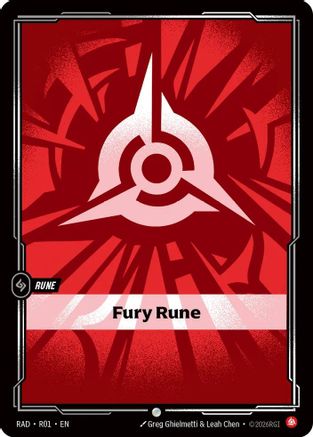 Fury Rune (R01) [Radiance] Riftbound Singles Riot Games