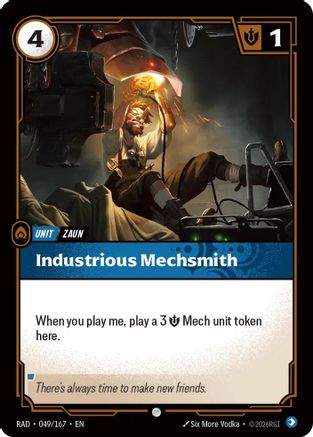 Industrious Mechsmith (049/167) [Radiance] Foil Riftbound Singles Riot Games