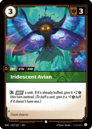 Iridescent Avian (027/167) [Radiance] Riftbound Singles Riot Games