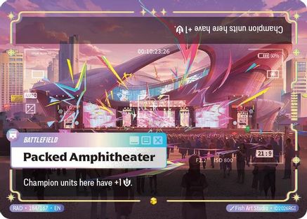 Packed Amphitheater (Overnumbered) (184/167) [Radiance] Foil Riftbound Singles Riot Games