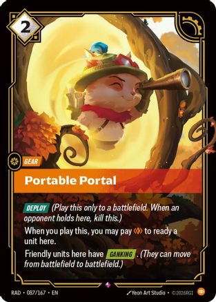 Portable Portal (087/167) [Radiance] Foil Riftbound Singles Riot Games