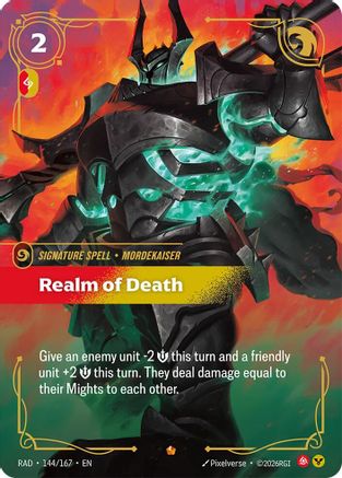 Realm of Death (144/167) [Radiance] Foil Riftbound Singles Riot Games