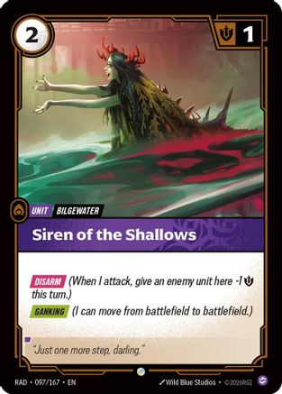 Siren of the Shallows (097/167) [Radiance] Riftbound Singles Riot Games