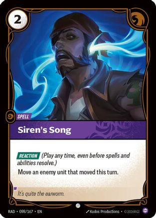Siren's Song (098/167) [Radiance] Foil Riftbound Singles Riot Games