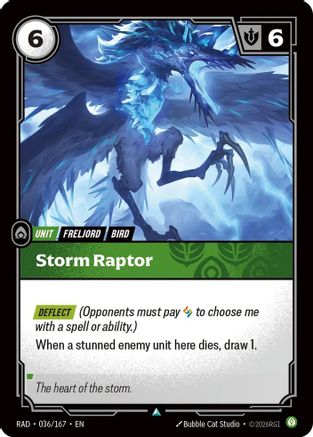 Storm Raptor (036/167) [Radiance] Foil Riftbound Singles Riot Games