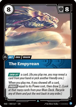 The Empyrean (060/167) [Radiance] Riftbound Singles Riot Games