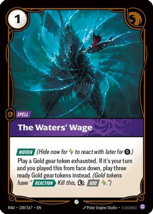 The Waters' Wage (100/167) [Radiance] Riftbound Singles Riot Games