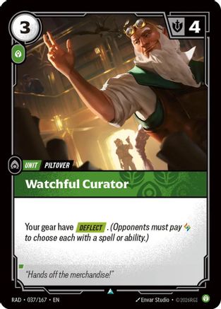 Watchful Curator (037/167) [Radiance] Riftbound Singles Riot Games