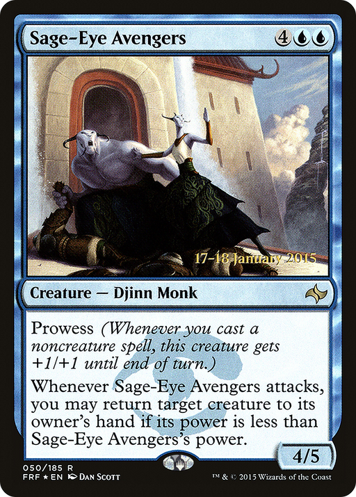 Sage-Eye Avengers (PRE-050) [Fate Reforged Promos] Foil MTG Single Wizards of the Coast