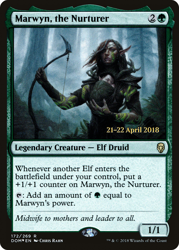 Marwyn, the Nurturer (PRE-172) [Dominaria Promos] Foil MTG Single Wizards of the Coast