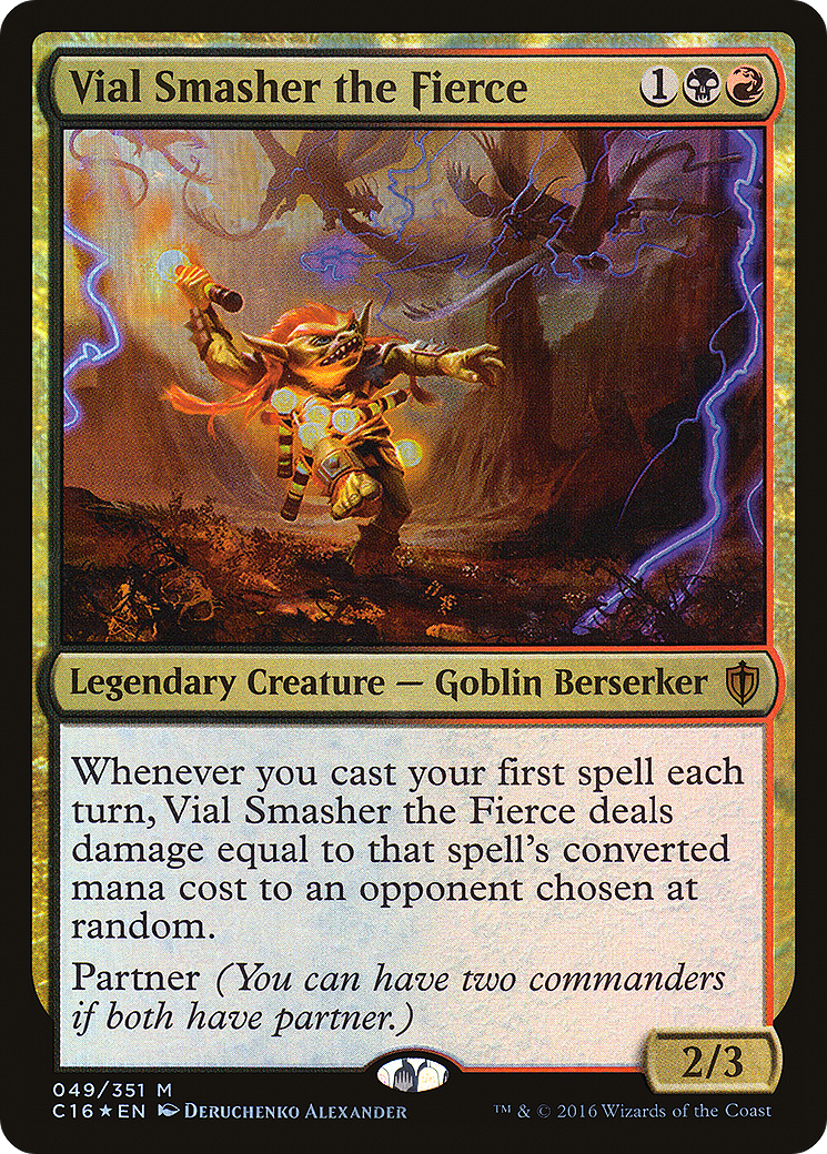 Vial Smasher the Fierce (C16-049) [Commander 2016] Foil MTG Single Wizards of the Coast