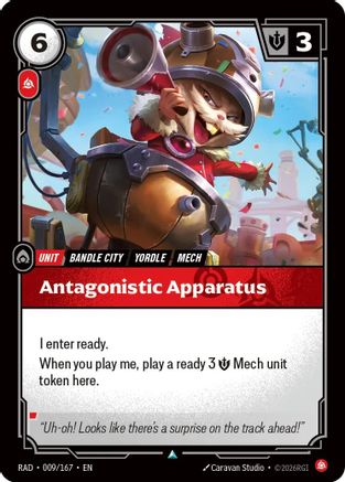 Antagonistic Apparatus (009/167) [Radiance] Riftbound Singles Riot Games