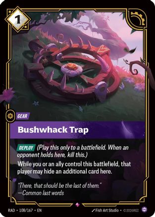 Bushwhack Trap (108/167) [Radiance] Foil Riftbound Singles Riot Games