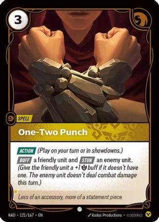 One-Two Punch (121/167) [Radiance] Riftbound Singles Riot Games