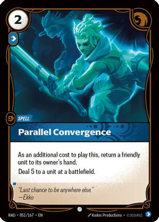 Parallel Convergence (051/167) [Radiance] Foil Riftbound Singles Riot Games