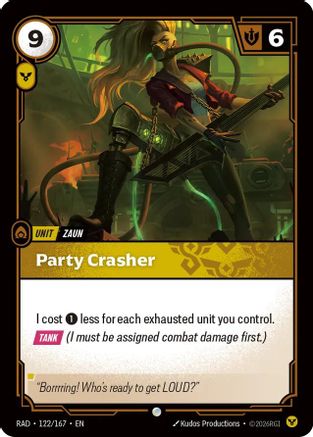 Party Crasher (122/167) [Radiance] Foil Riftbound Singles Riot Games