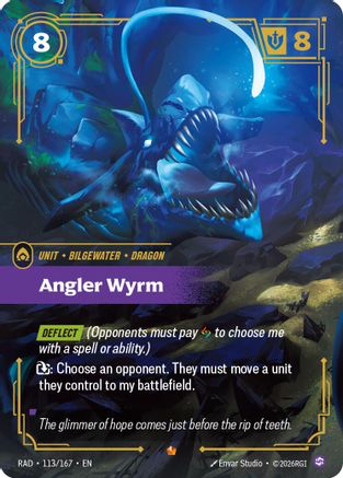Angler Wyrm (113/167) [Radiance] Foil Riftbound Singles Riot Games