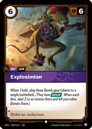 Explosimian (094/167) [Radiance] Riftbound Singles Riot Games