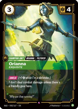 Orianna, Exquisite (042/167) [Radiance] Foil Riftbound Singles Riot Games