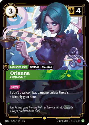 Orianna, Exquisite (Alternate Art) (042a/167) [Radiance] Foil Riftbound Singles Riot Games
