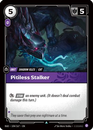 Pitiless Stalker (104/167) [Radiance] Riftbound Singles Riot Games