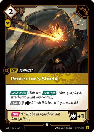 Protector's Shield (123/167) [Radiance] Riftbound Singles Riot Games
