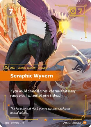 Seraphic Wyvern (092/167) [Radiance] Foil Riftbound Singles Riot Games