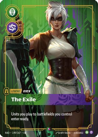 Riven, The Exile (149/167) [Radiance] Foil Riftbound Singles Riot Games