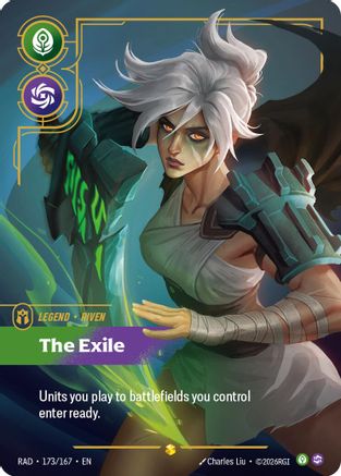 Riven, The Exile (Overnumbered) (173/167) [Radiance] Foil Riftbound Singles Riot Games