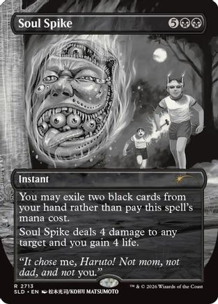 Soul Spike (SLD-2713) [Secret Lair Drop Series] Foil MTG Single Wizards of the Coast