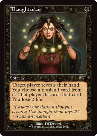 Thoughtseize (2705) (SLD-2705) [Secret Lair Drop Series] MTG Single Wizards of the Coast