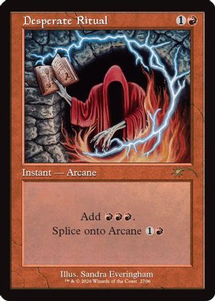 Desperate Ritual (2706) (SLD-2706) [Secret Lair Drop Series] MTG Single Wizards of the Coast
