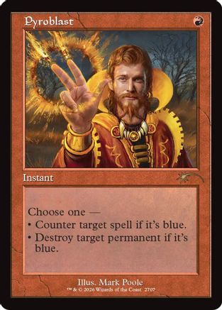 Pyroblast (SLD-2707) [Secret Lair Drop Series] MTG Single Wizards of the Coast