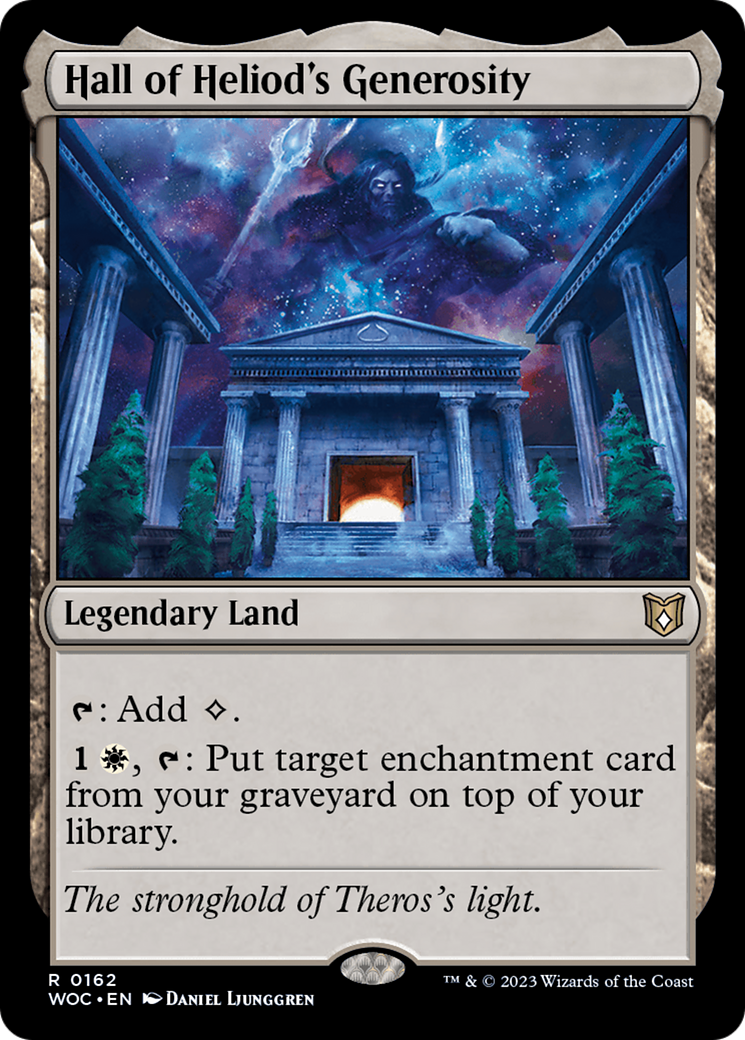 Hall of Heliod's Generosity (WOC-162) [Wilds of Eldraine Commander] MTG Single Wizards of the Coast