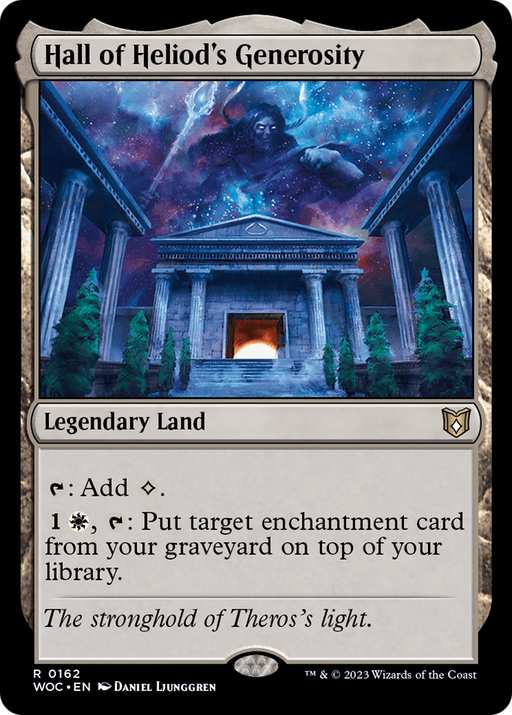 Hall of Heliod's Generosity (WOC-162) [Wilds of Eldraine Commander] MTG Single Wizards of the Coast