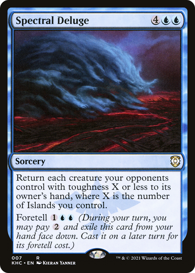 Spectral Deluge (KHC-007) [Kaldheim Commander] MTG Single Wizards of the Coast