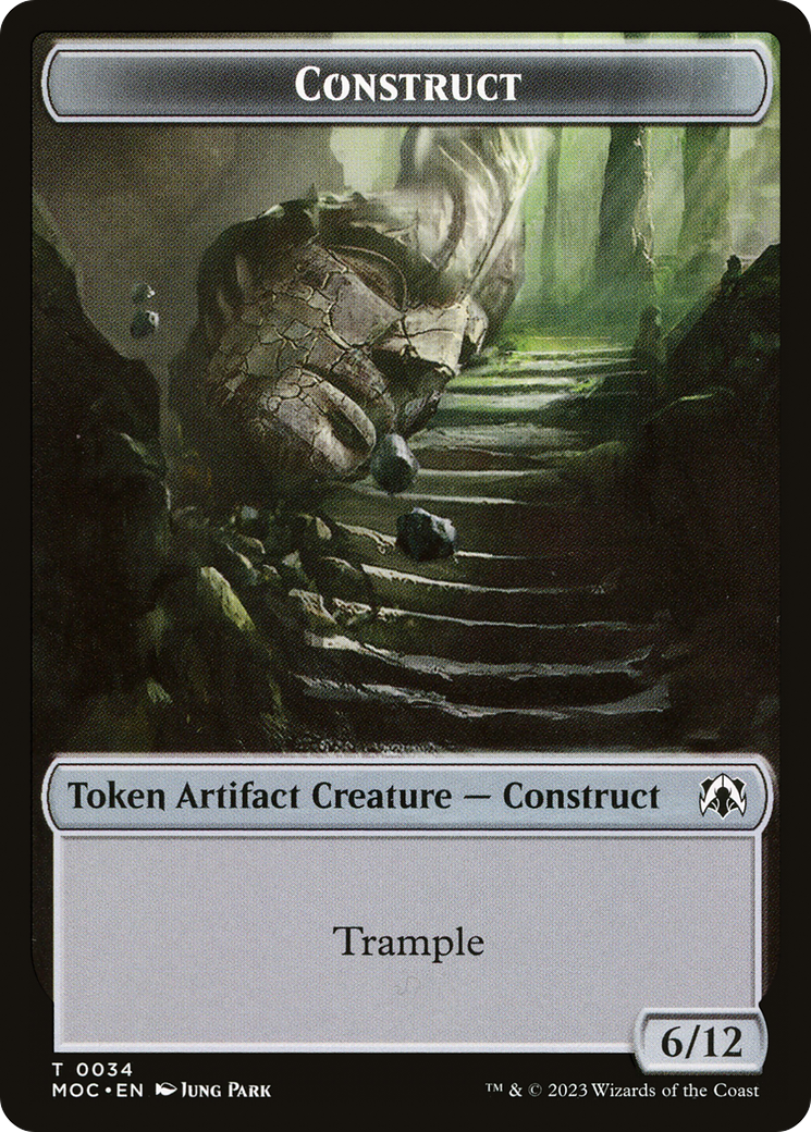 Construct (TMOC-034) [Tokens] March of the Machine Commander Tokens MTG Single Wizards of the Coast