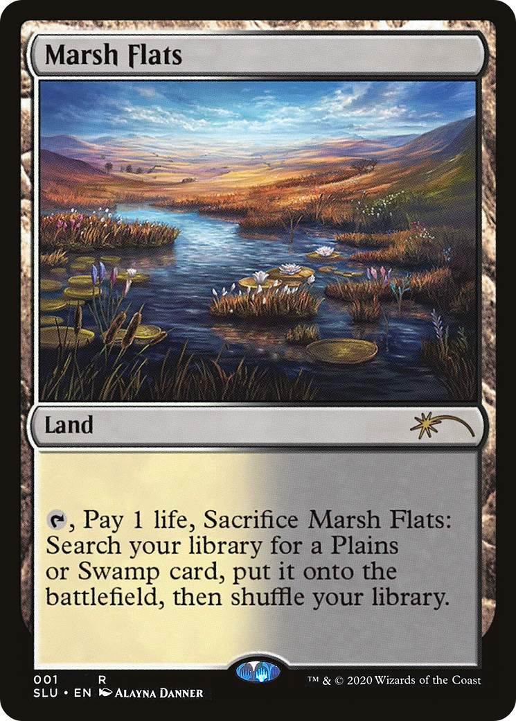 Marsh Flats (SLU-001) [Secret Lair] Ultimate Edition MTG Single Wizards of the Coast