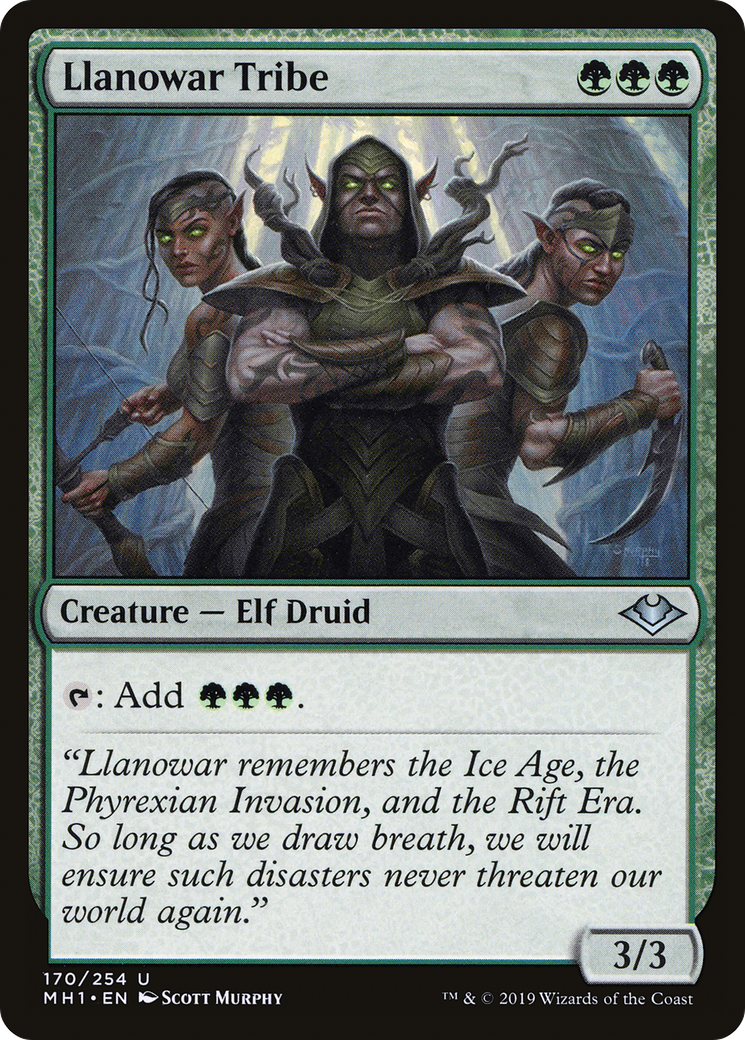 Llanowar Tribe (MH1-170) [Modern Horizons] Foil MTG Single Modern Horizons