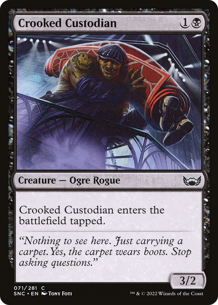 Crooked Custodian (SNC-071) [Streets of New Capenna] MTG Single Wizards of the Coast