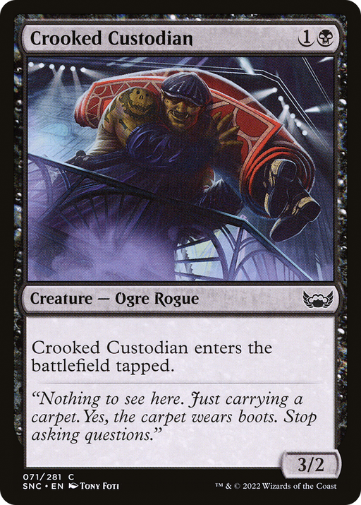 Crooked Custodian (SNC-071) [Streets of New Capenna] Foil MTG Single Wizards of the Coast