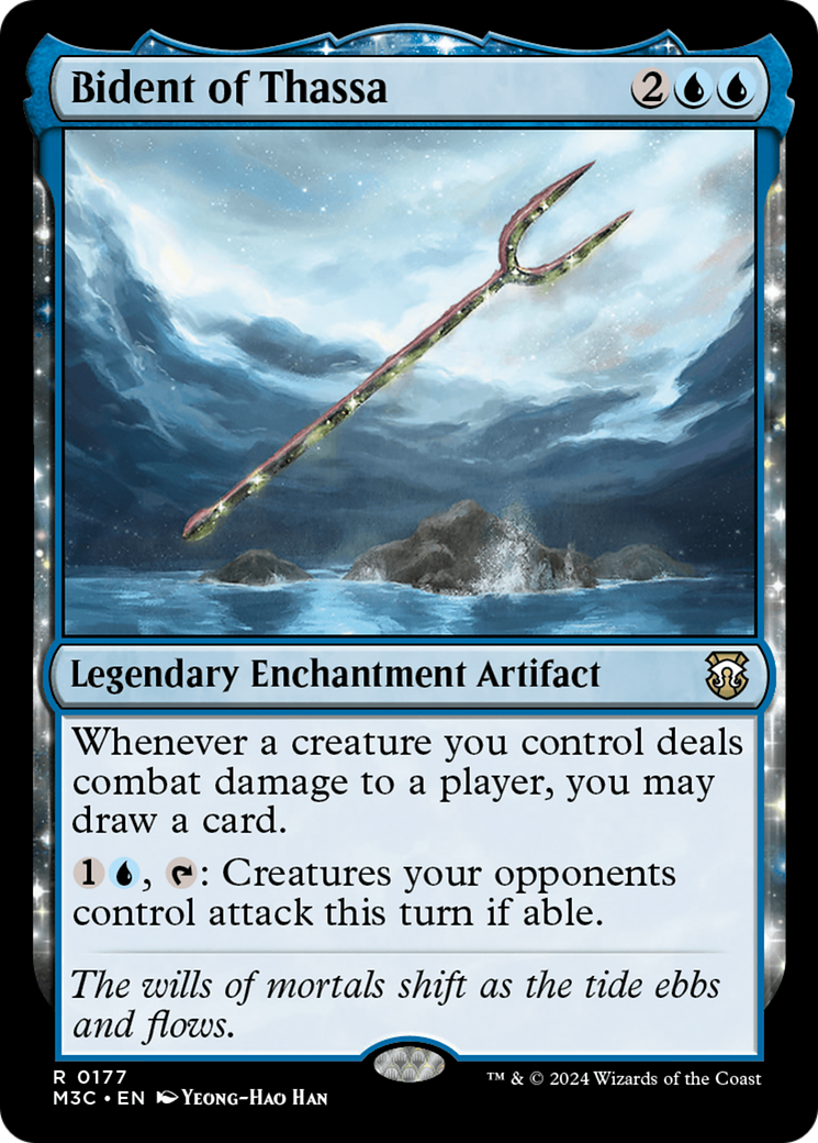 Bident of Thassa (M3C-177) [Modern Horizons 3 Commander] MTG Single Wizards of the Coast