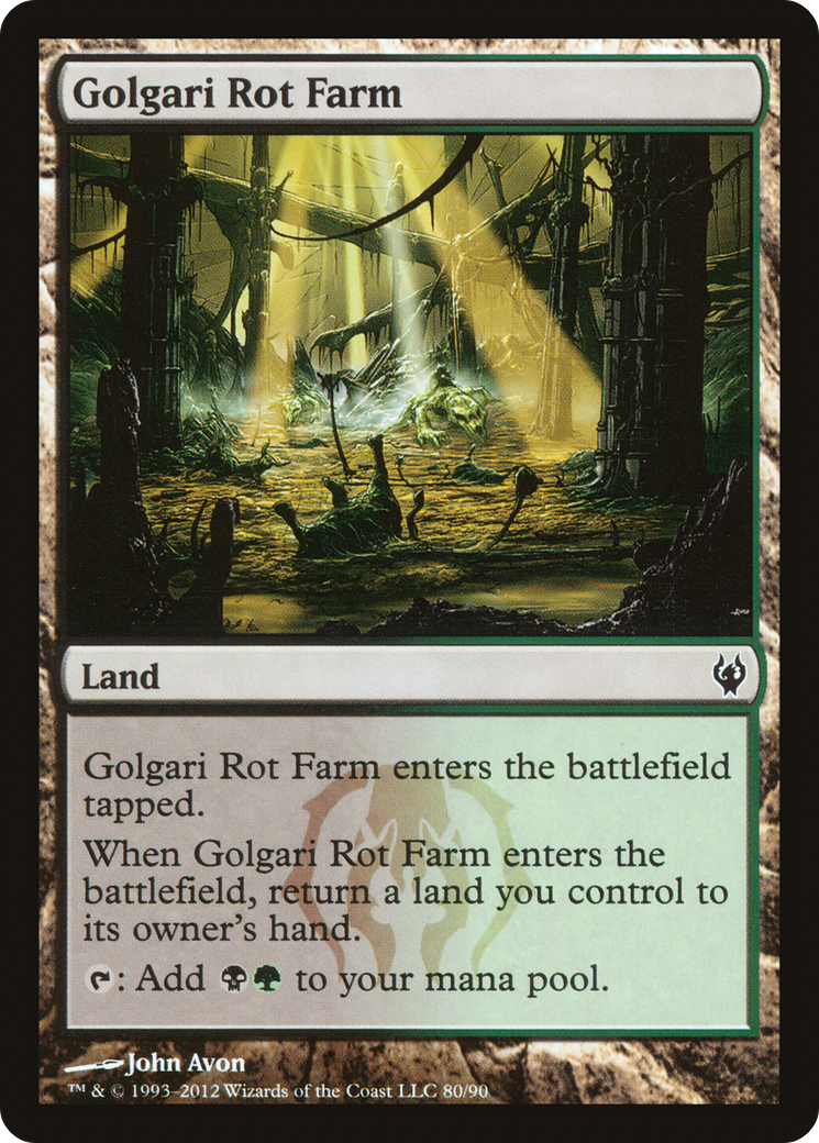 Golgari Rot Farm (DDJ-080) [Misc] Duel Decks: Izzet vs. Golgari MTG Single Wizards of the Coast