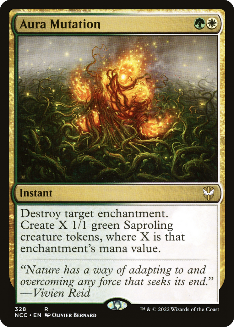 Aura Mutation (NCC-328) [New Capenna Commander] MTG Single Wizards of the Coast