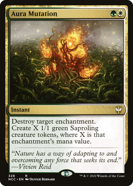 Aura Mutation (NCC-328) [New Capenna Commander] MTG Single Wizards of the Coast