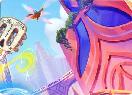 Hyperia City Puzzle Insert (Top Right) [Hyperia City] Lorcana Single Disney